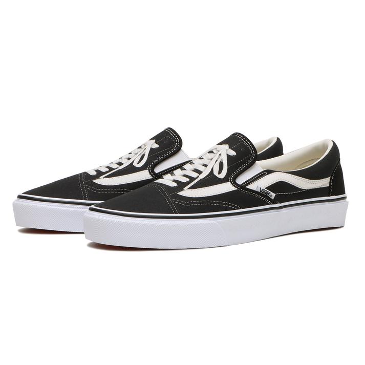 반스 VANS 슬립온 엘렙 운동화 스니커즈 남녀공용 V98CF V.EFCT 블랙 화이트 - 상품 이미지