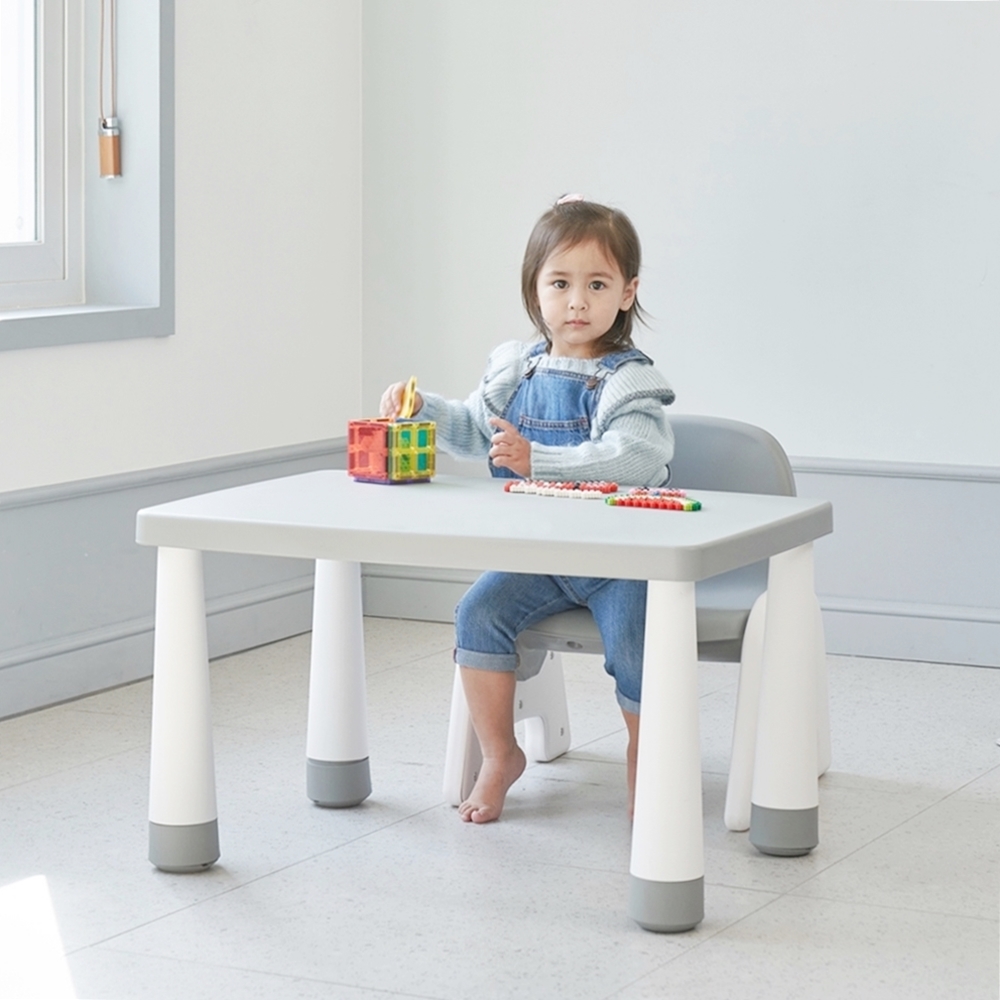 유아 아기 책상 의자 세트 테이블 높이조절 미술 놀이