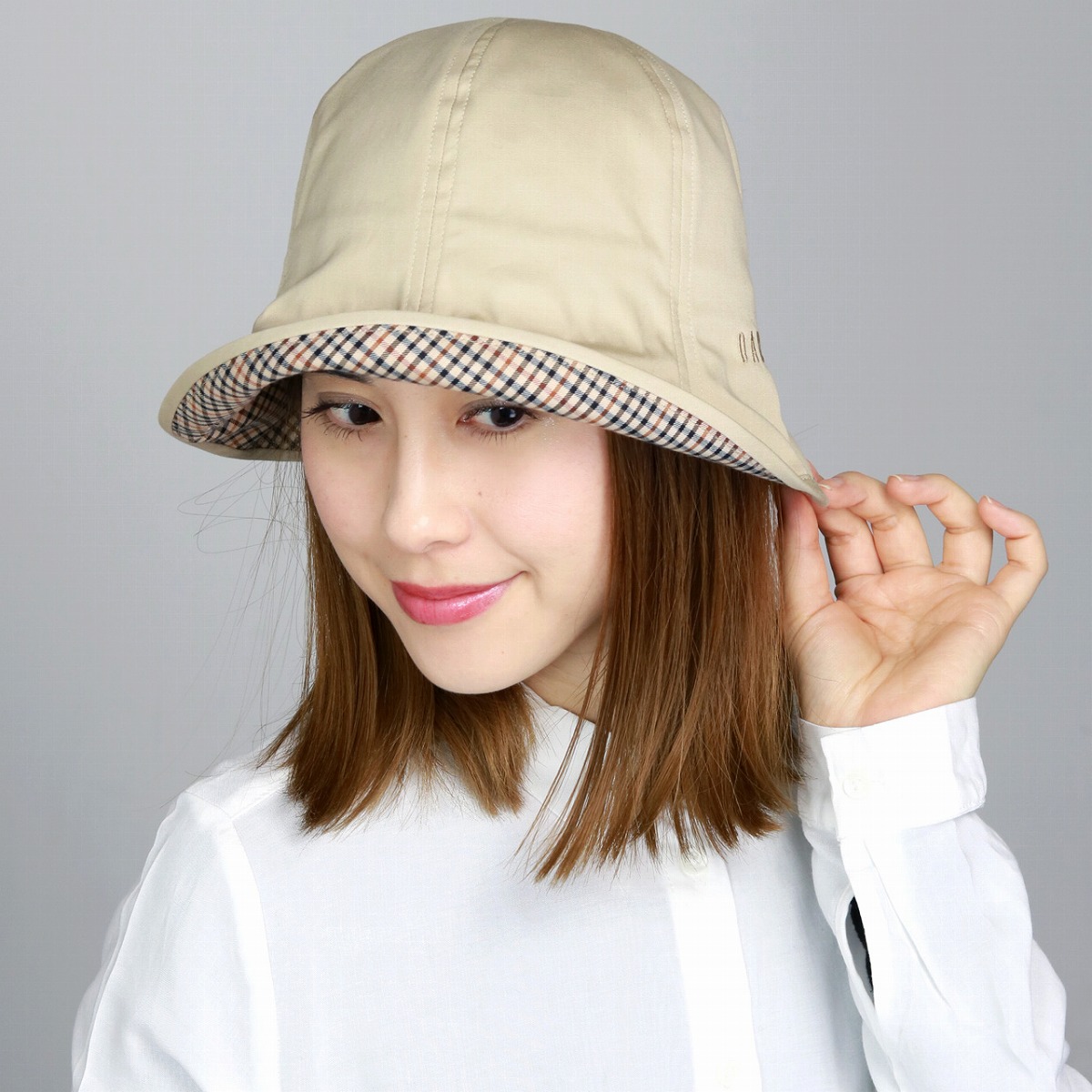 닥스 DAKS 여성 UV 버킷햇 벙거지모자 사파리모자 폴더블 D7218 - 상세 이미지 2
