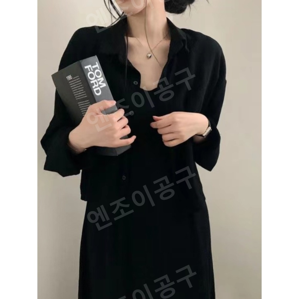 짠한형 38화 김완선 원피스 린넨 데일리 의상 옷 패션 - 상세 이미지 5