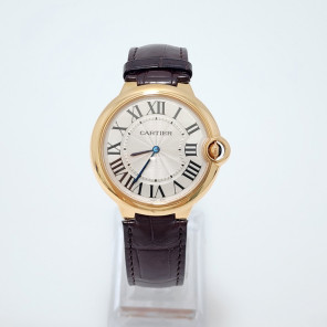 [중고] 까르띠에 발롱 블루 18K 로즈골드 시계 (40mm) 6920083