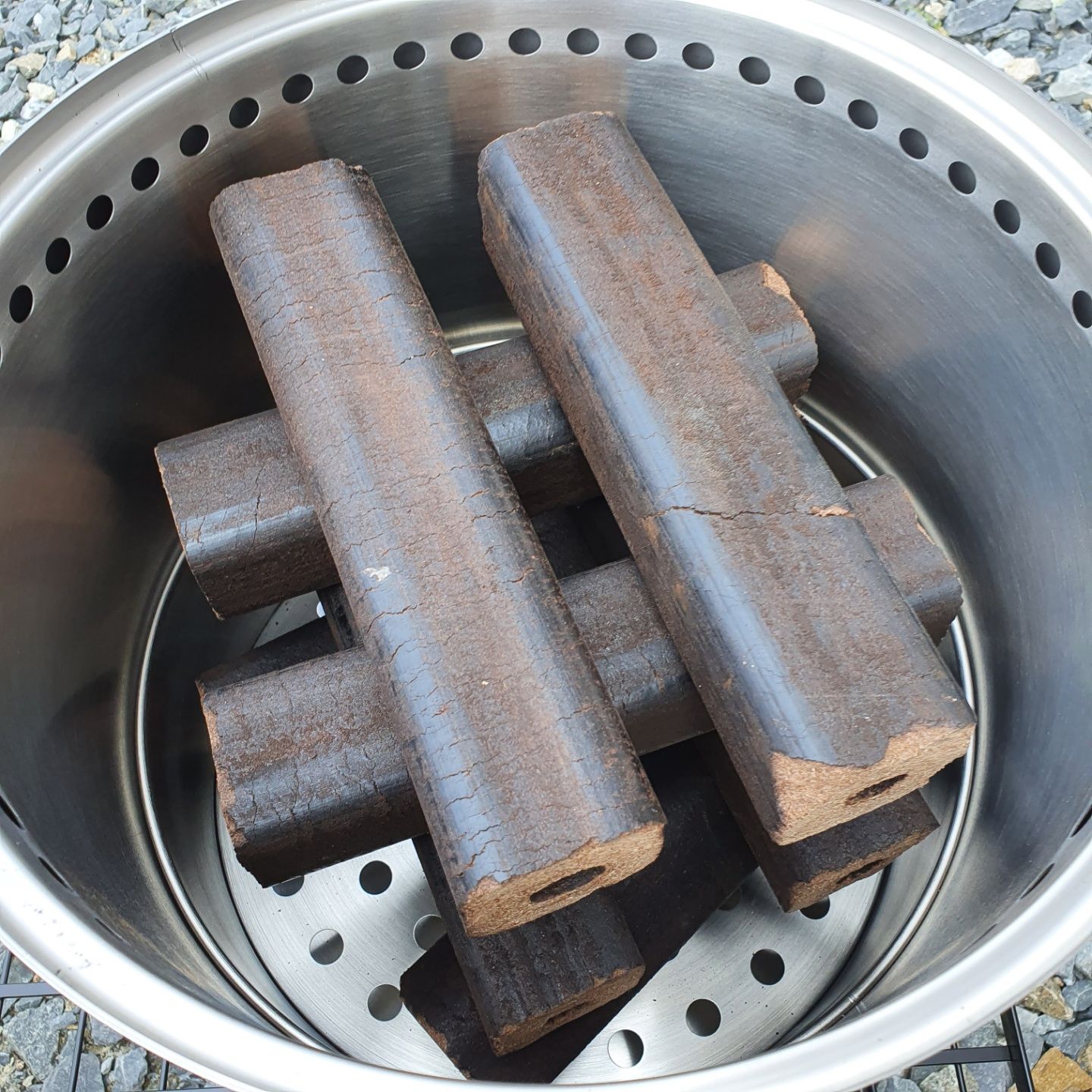 우주캠핑 우드스토브 32 이중연소 화로대 캠핑 불멍 접이식 화로