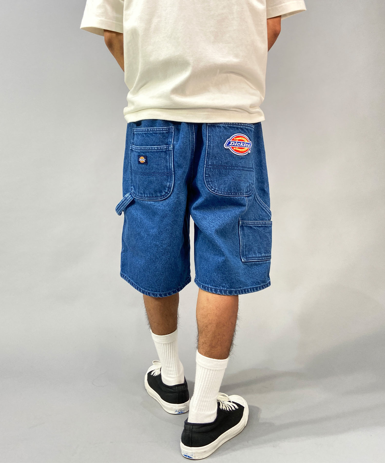 디키즈 Dickies x 무라사키 스포츠 와이드 루즈핏 반바지 데님 18471100 - 상품 이미지
