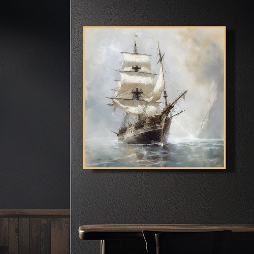 시티호 80cm x 80cm 무광블랙 알루미늄액자 - 상세 이미지 2
