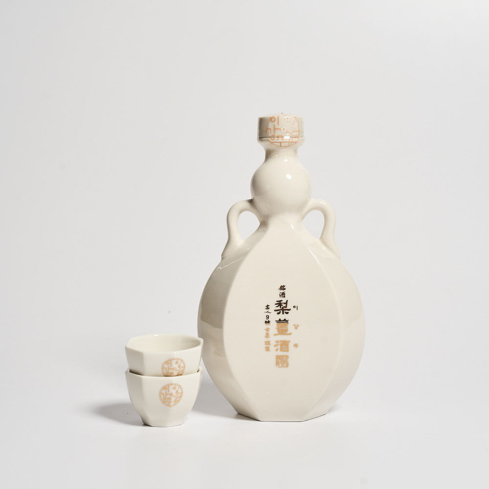전주 이강주 VIP 25도 700ml 도자기 선물세트 (잔 2개, 쇼핑백 포함) - 상세 이미지 4