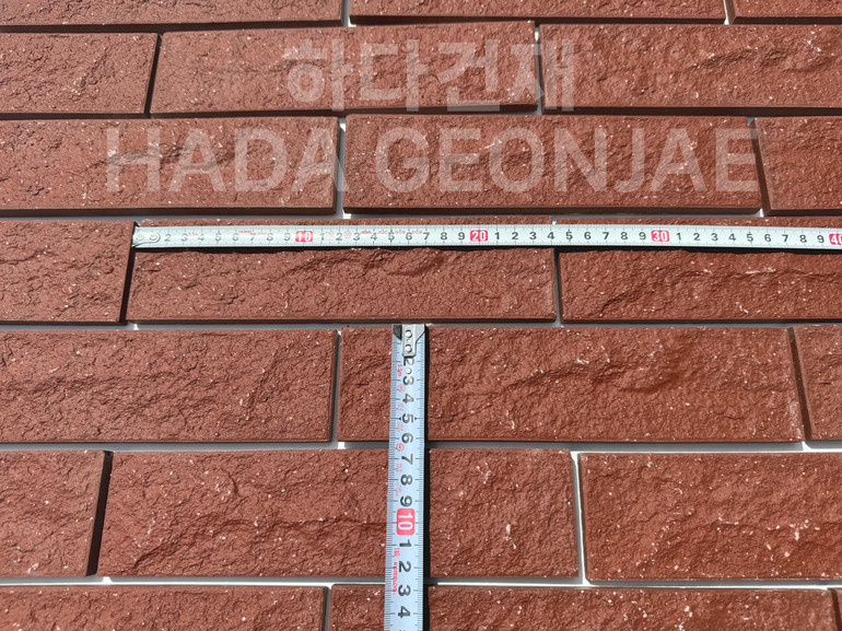 클링커브릭 세라믹타일 240x60x11T 다크레드 / 하다건재