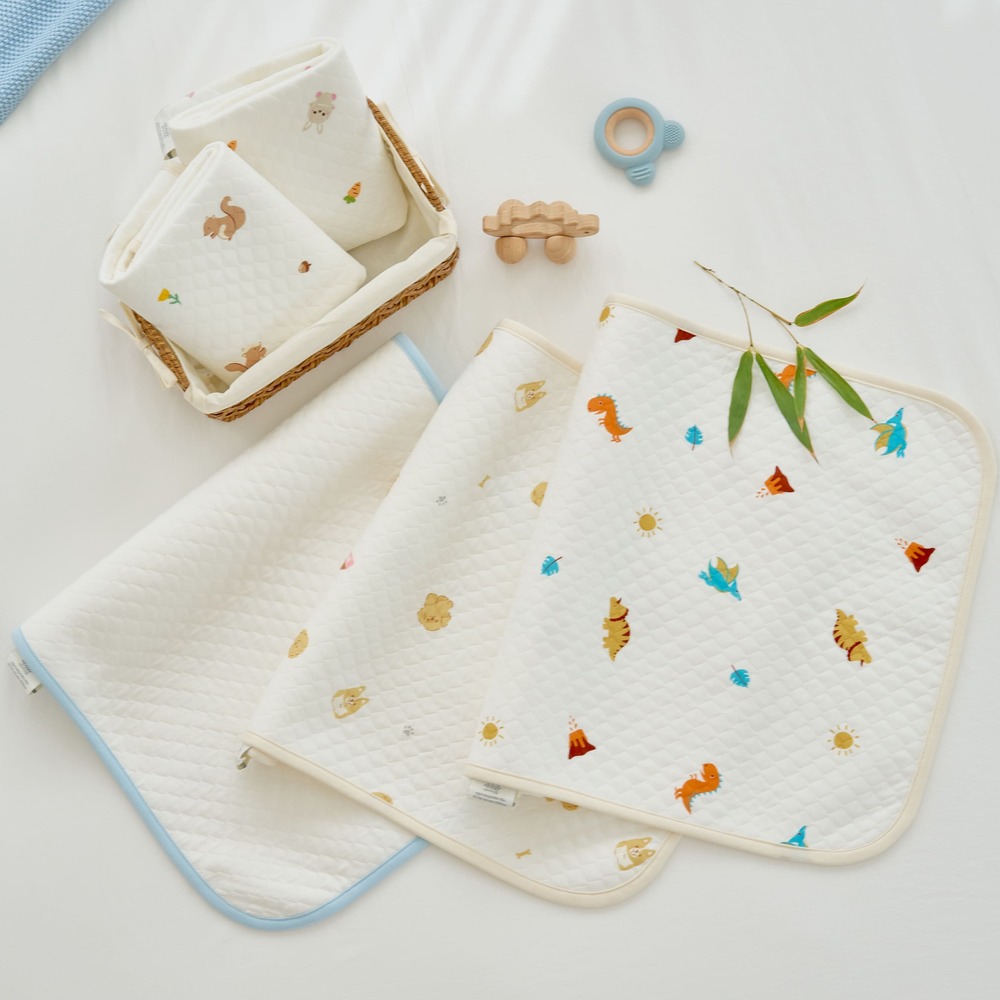 [선물포장]듀라론 밤부 양면 쿨 방수패드 라지(L)+스몰(S)