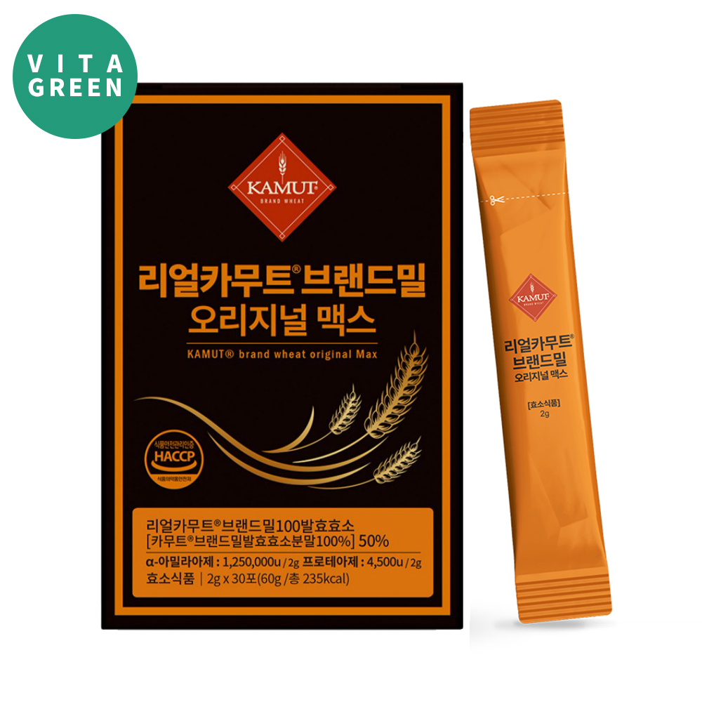 리얼 카무트 효소 브랜드밀 역가수치높은 곡물 발효효소 분말 가루 스틱 - 메인 이미지