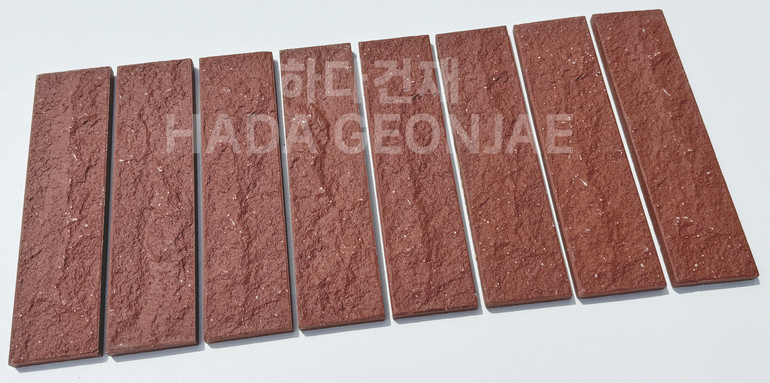 클링커브릭 세라믹타일 240x60x11T 다크레드 / 하다건재