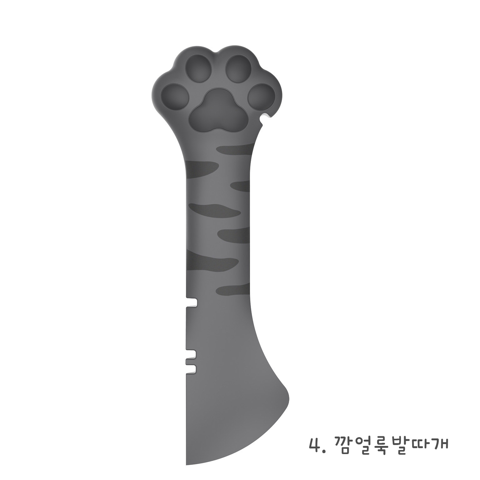 다묘집사 고양이 귀여운 캔 화식 스푼 숫가락 따개 - 상세 이미지 5