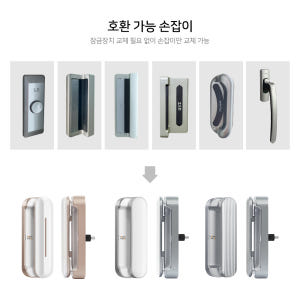 클락 샷시손잡이 원형축 자동그립1 좌우공용 디그너스 셀프교체 LG지인 윈... 솔직 후기 | 실제 배치 사진 포함 - 상품 이미지 2
