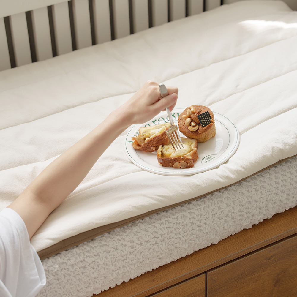 고정스틱이 필요없는 쇼파패드 토퍼형 쇼파커버 베이직 양면 2 3인용