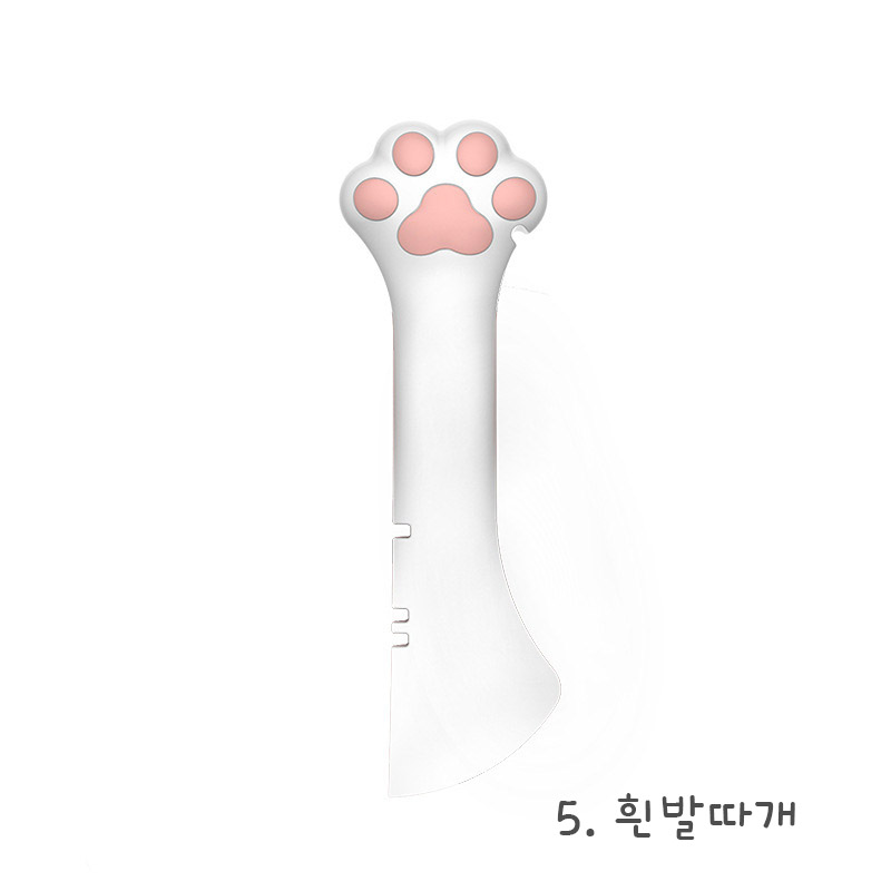 다묘집사 고양이 귀여운 캔 화식 스푼 숫가락 따개 이미지 6