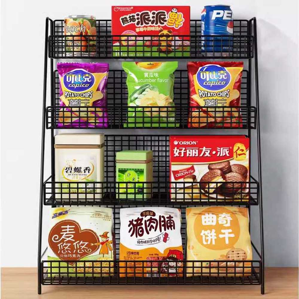 라면 진열대 진열장 수납 작업실 피시방 빵 매대 스낵 햇반 선반대 간식 팬트리 디피 편의점 무인 판매점 - 상세 이미지 5