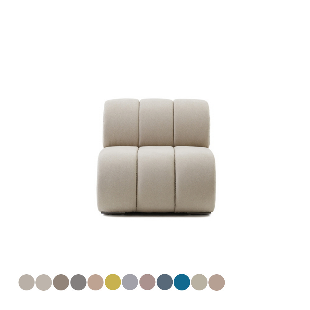 컴포드 포쉬필로우 이지클린 패브릭 고이스 모듈 탈론 (12colors) 거실 인테리어 1인 소파