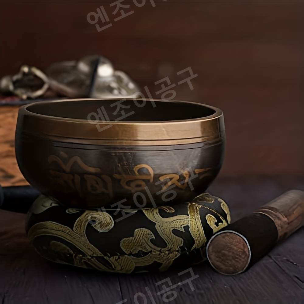 싱잉볼 요가 네팔 치유 명상 그릇 세트 치료용 - 상세 이미지 3