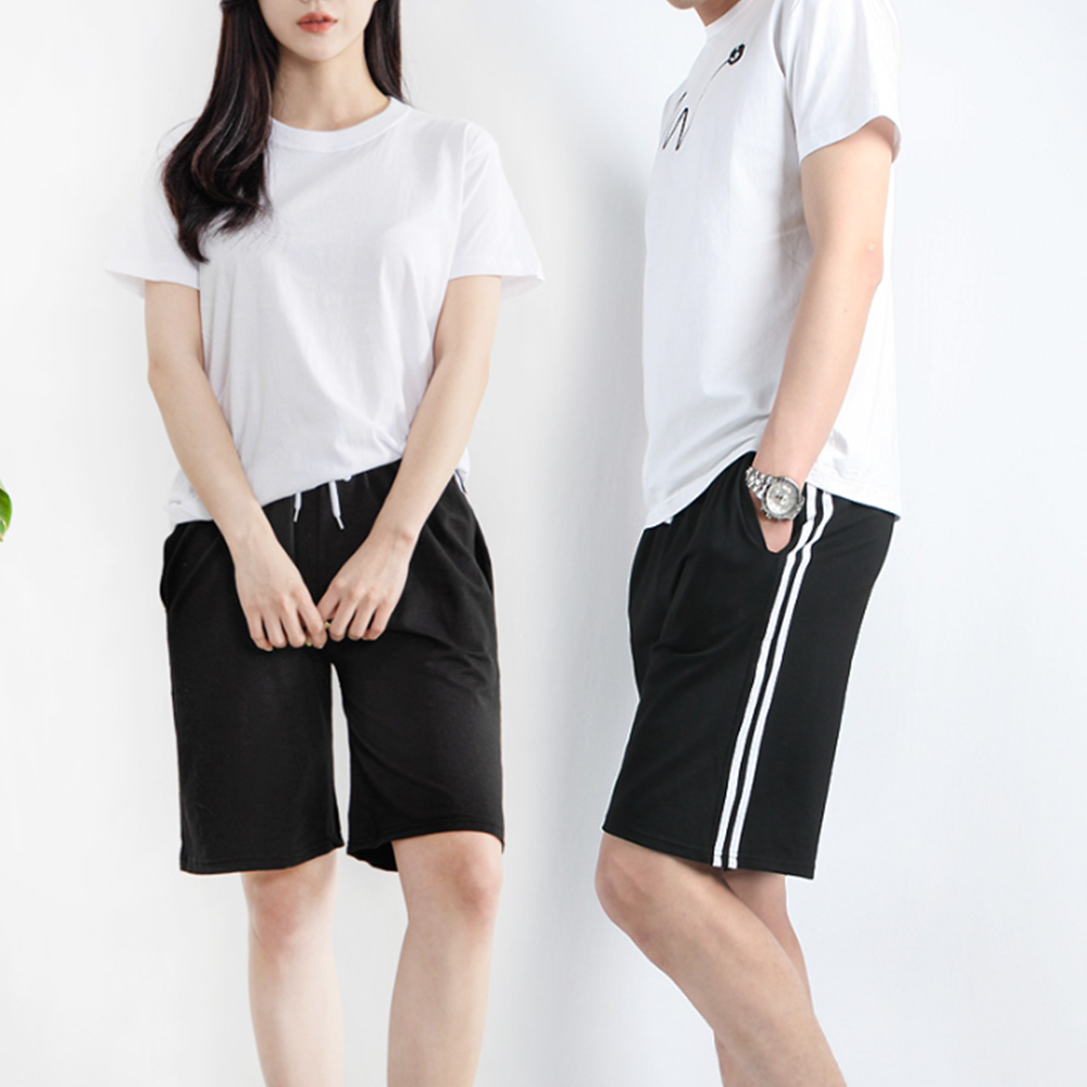 집에서입는반바지 성인실내복 커플 여성 트레이 츄리닝반바지 - 상세 이미지 2