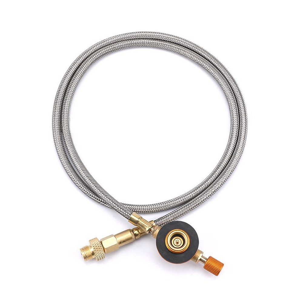 이소가스 부탄가스 미니버너 연결 금속 연장호스 1m