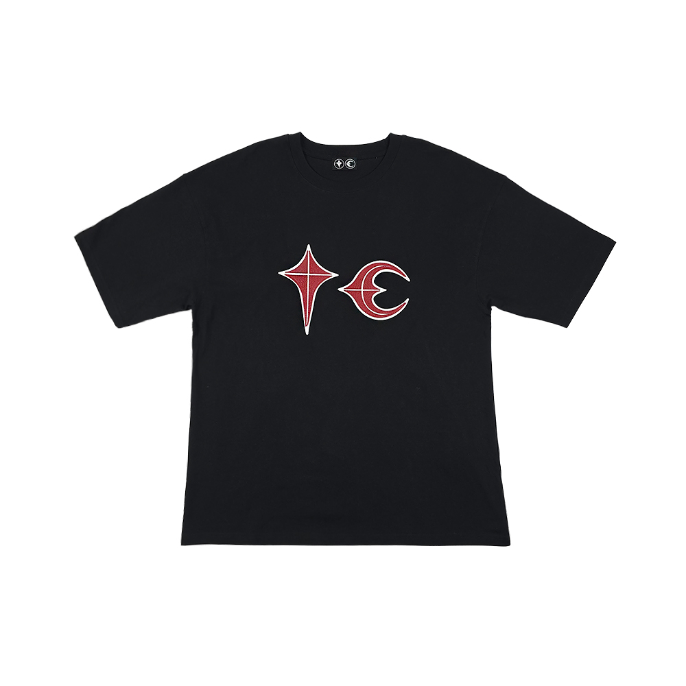 떠그클럽 락 반팔 티셔츠 TC23TS0201 BLACK - 상품 이미지