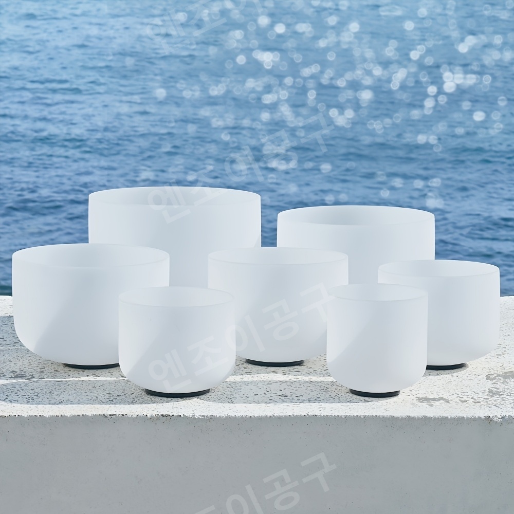 요가 싱잉볼 소리 치유용 석영 크리스탈 노래 그릇 - 메인 이미지