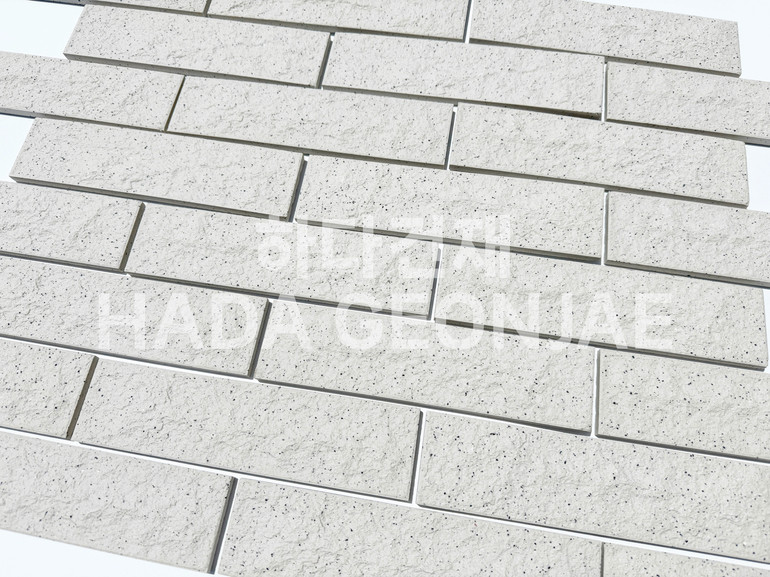 클링커브릭 세라믹타일 240x60x11T 크림화이트 / 하다건재