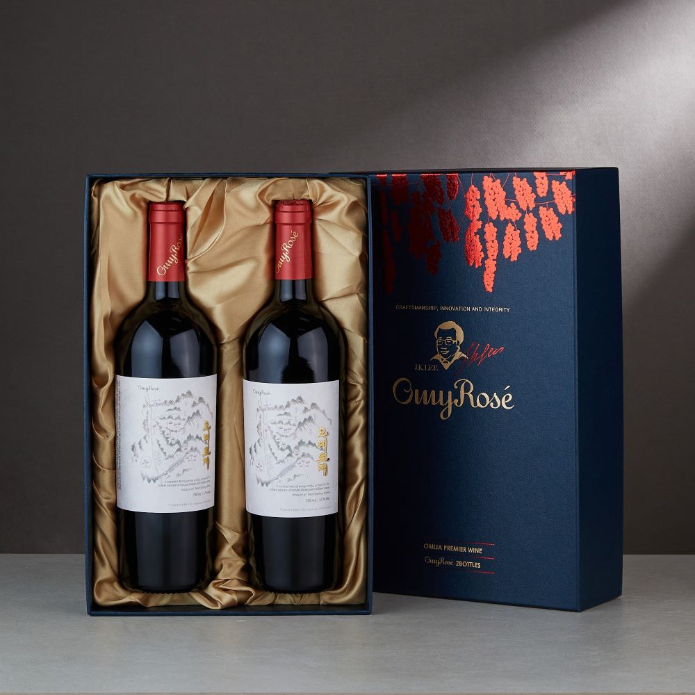 품절대란 오미로제 프리미어: 삶의 질을 높이는 추천 선물세트 2 오미로제 프리미어 750ml 2병 선물세트