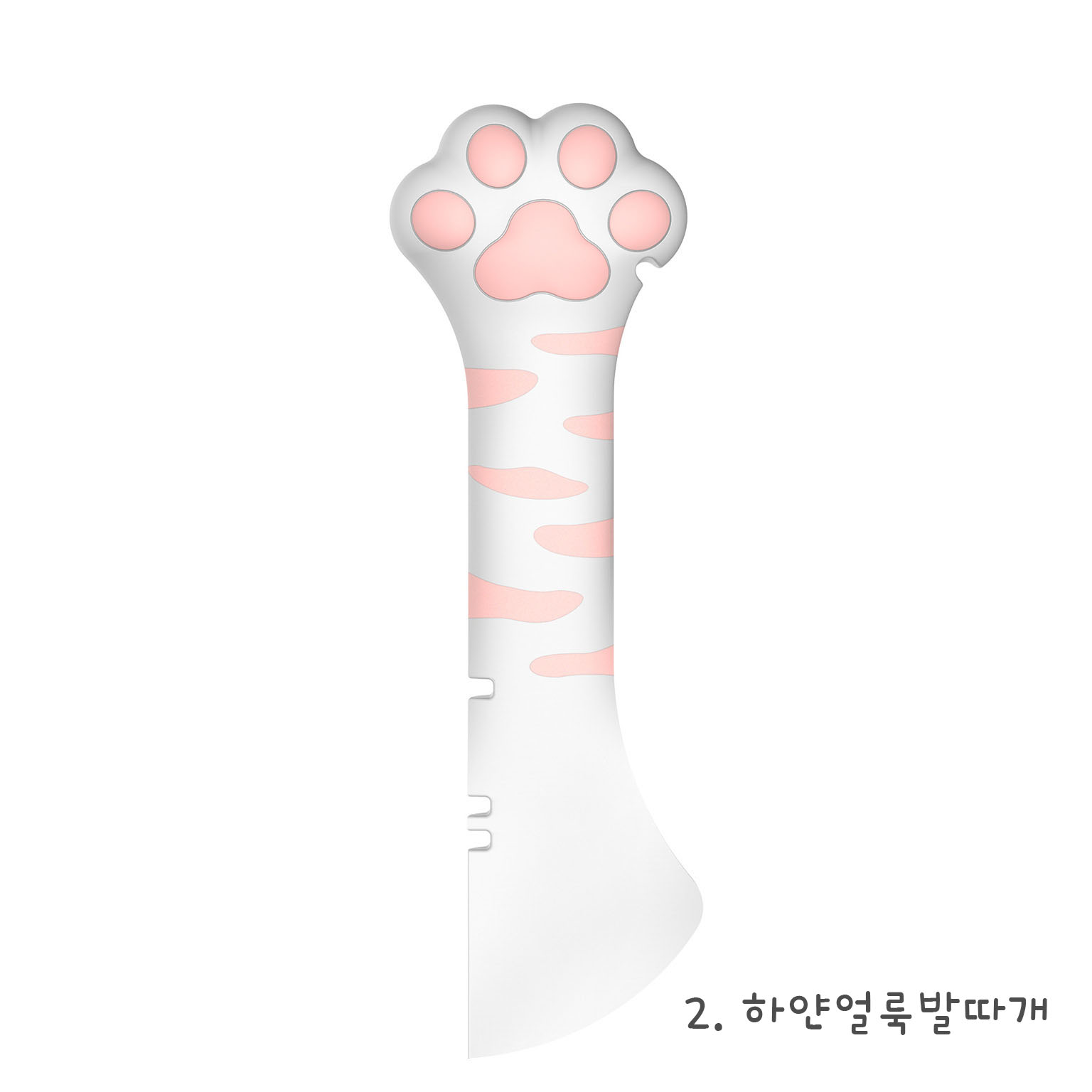 다묘집사 고양이 귀여운 캔 화식 스푼 숫가락 따개 - 상세 이미지 3