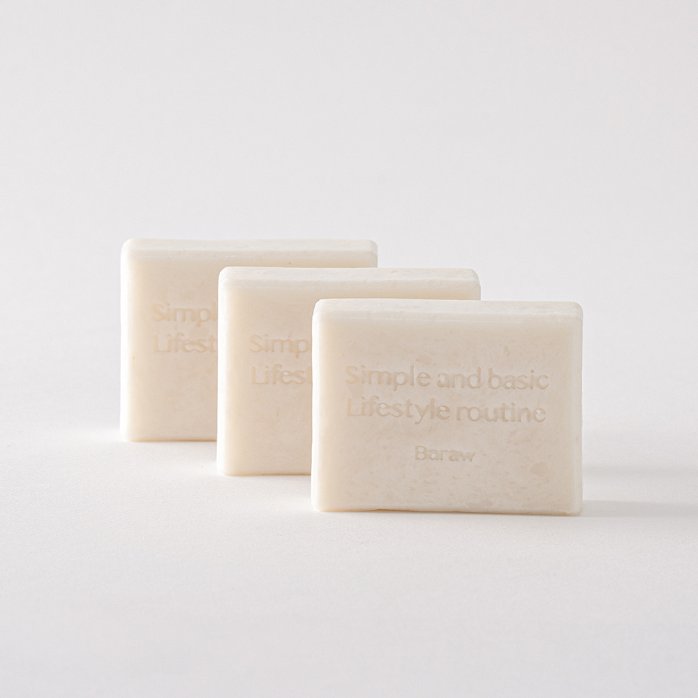 바로우 1종 설거지비누 고체 주방세제 맨손 워싱바 디쉬바 120g, 3개 - 상품 이미지