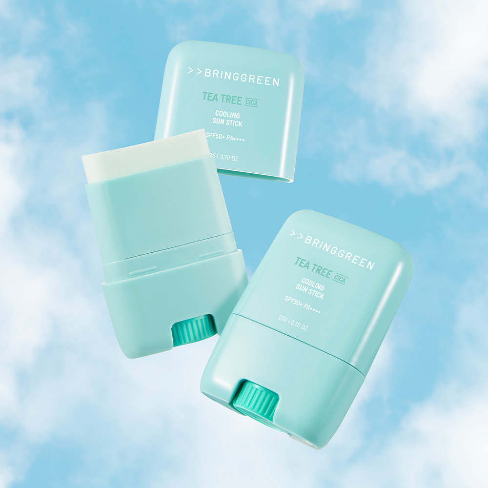 브링그린 티트리 시카 쿨링 선스틱 20g 1+1 / SPF50+ PA++++