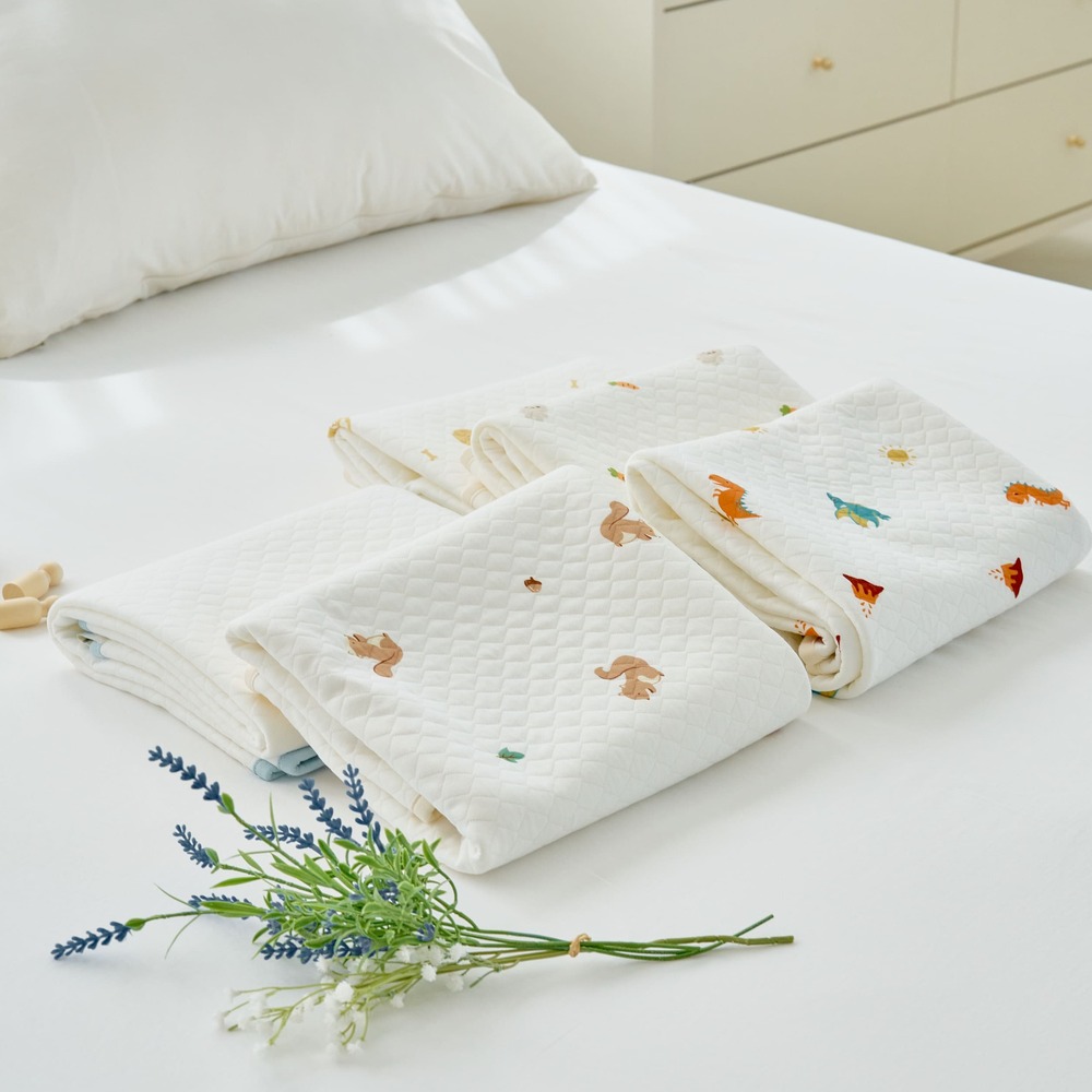 아가짱 아기 듀라론 밤부 양면  쿨 방수패드 신생아 매트 소형 70cmx40cm