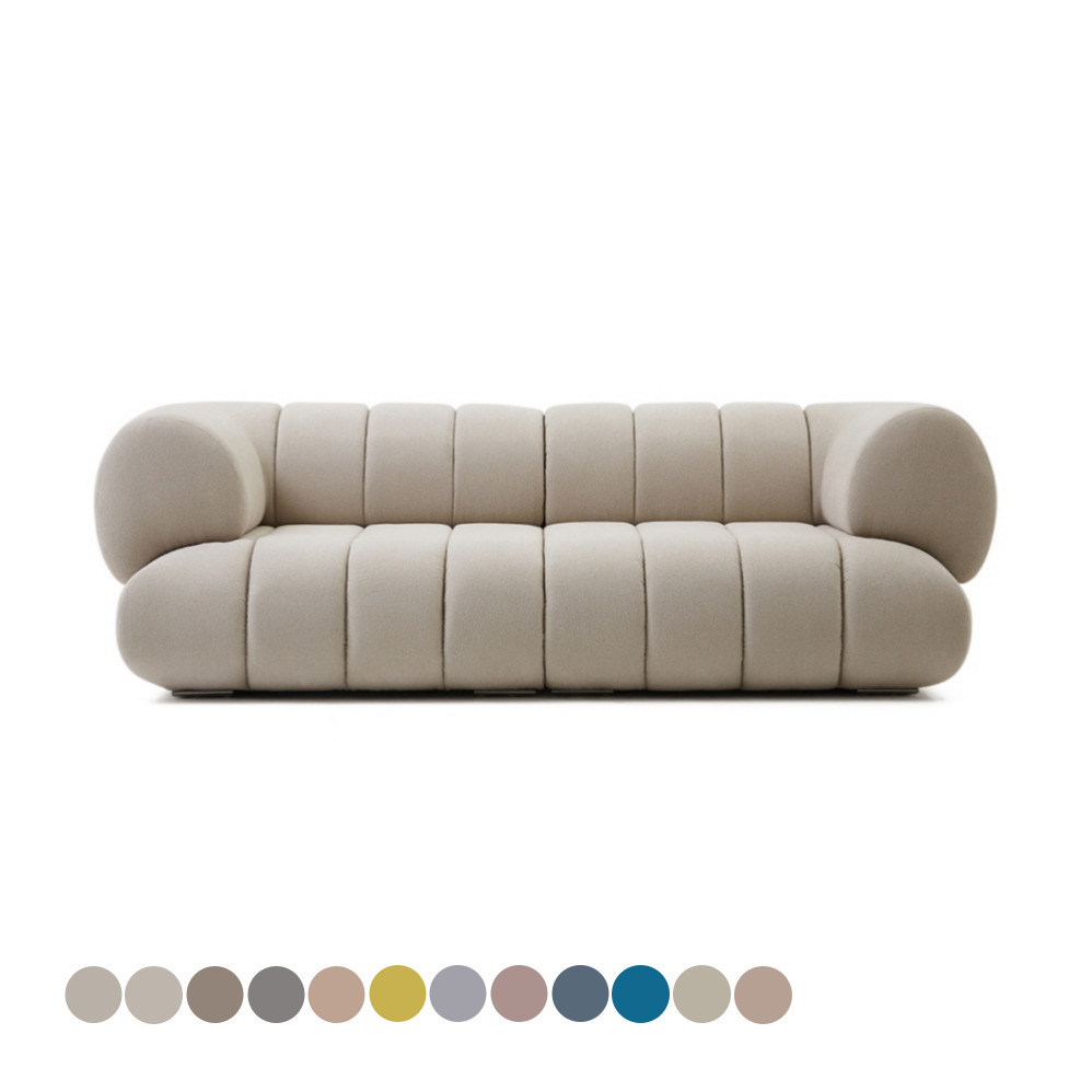 컴포드 포쉬필로우 3인 이지클린 패브릭 모듈 소파 탈론 (12colors) 거실 인테리어 3인 소파