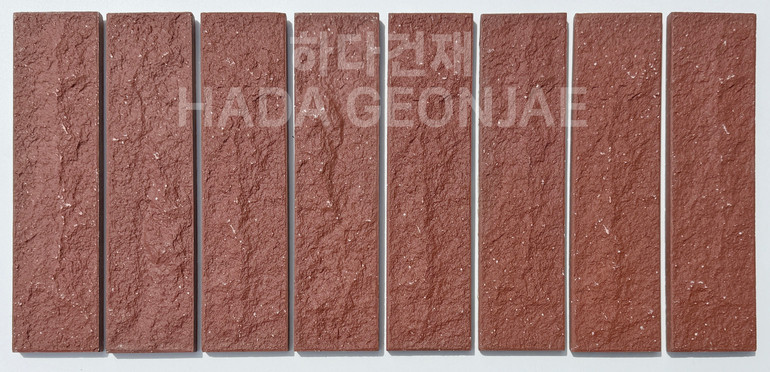 클링커브릭 세라믹타일 240x60x11T 다크레드 / 하다건재