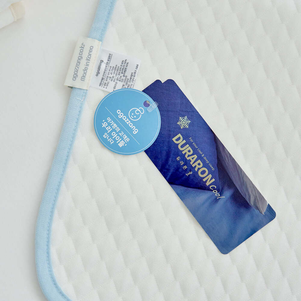 아가짱 아기 듀라론 밤부 양면  쿨 방수패드 신생아 매트 소형 70cmx40cm