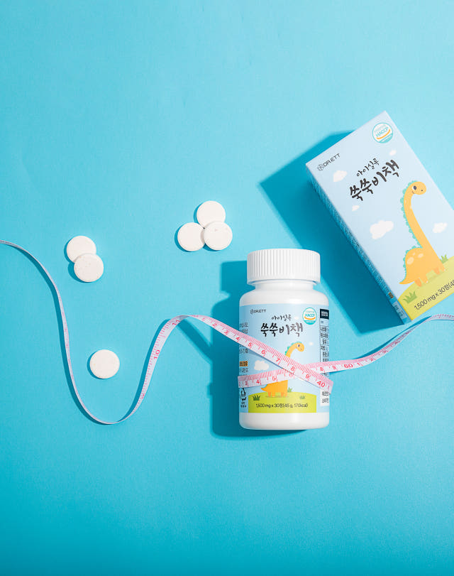 닥터엣 아이실록 쑥쑥비책 어린이츄어블 황기 가시오가피 한속단 30정, 1개