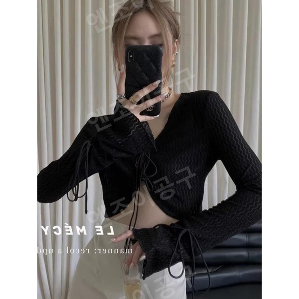 졸업 정려원 서혜진 볼레로 가디건 레이스 리본 의상 옷 패션 - 상세 이미지 5