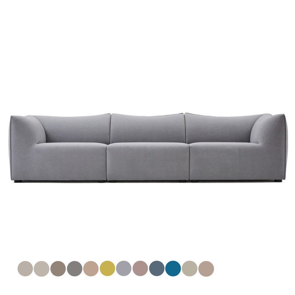 컴포드 슬릭 4인 이지클린 패브릭 모듈 소파 탈론 (12colors) 거실 인테리어 4인 소파