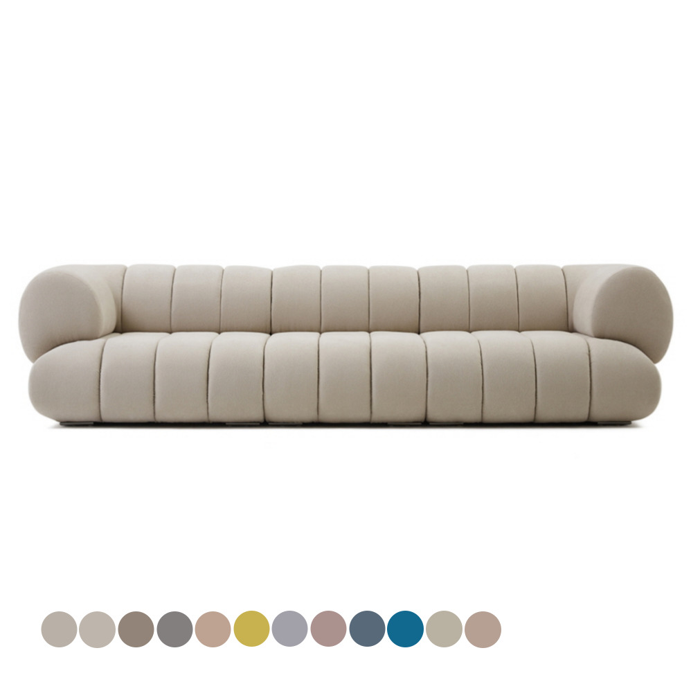 컴포드 포쉬필로우 4인 이지클린 패브릭 모듈 소파 탈론 (12colors) 거실 인테리어 4인 소파