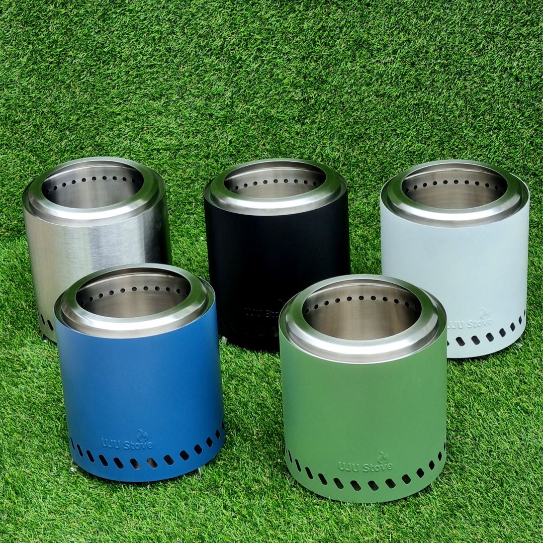 우주캠핑 우드스토브 22 이중연소 화로대 캠핑 불멍 미니 화로