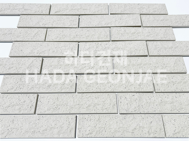 클링커브릭 세라믹타일 240x60x11T 크림화이트 / 하다건재