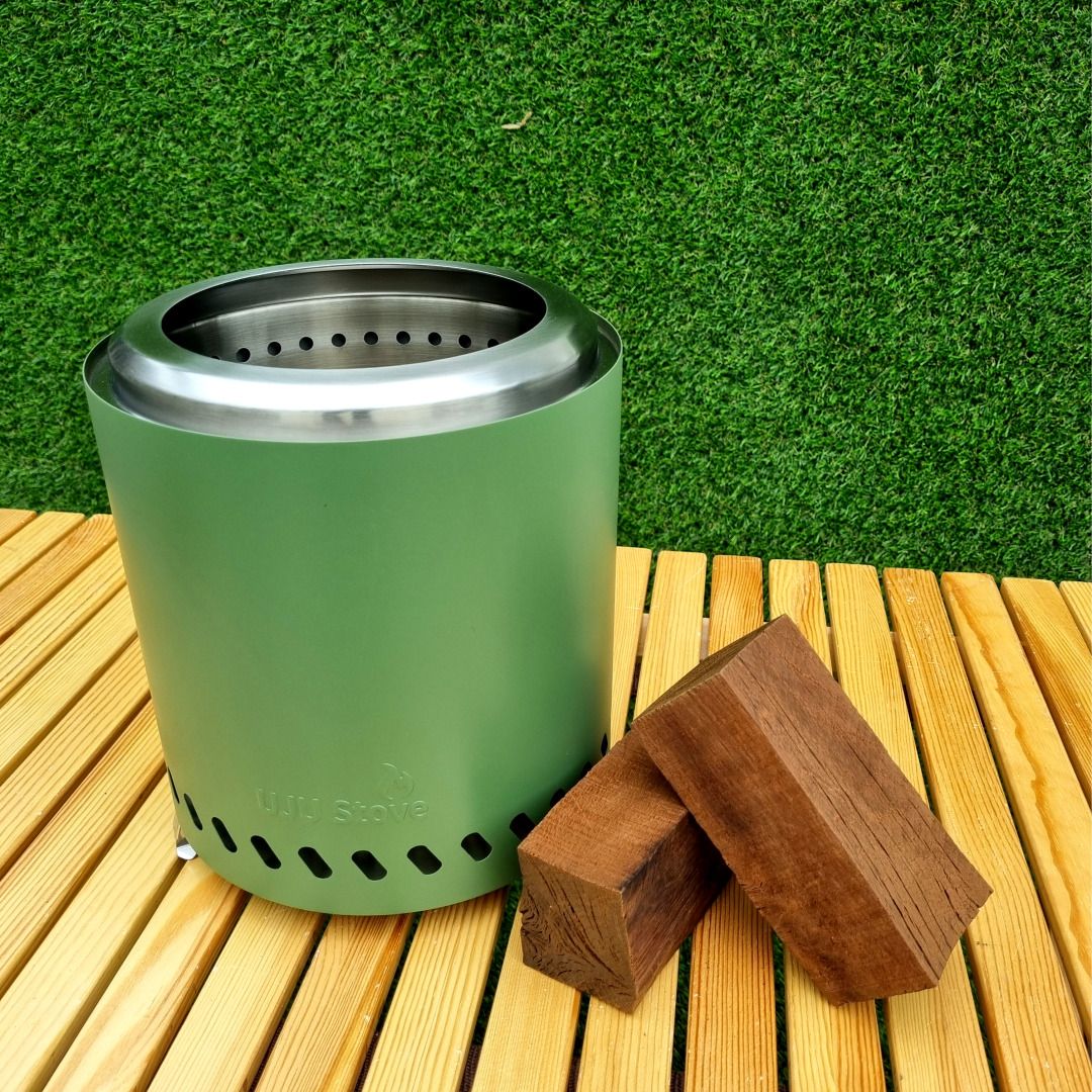 우주캠핑 우드스토브 22 이중연소 화로대 캠핑 불멍 미니 화로