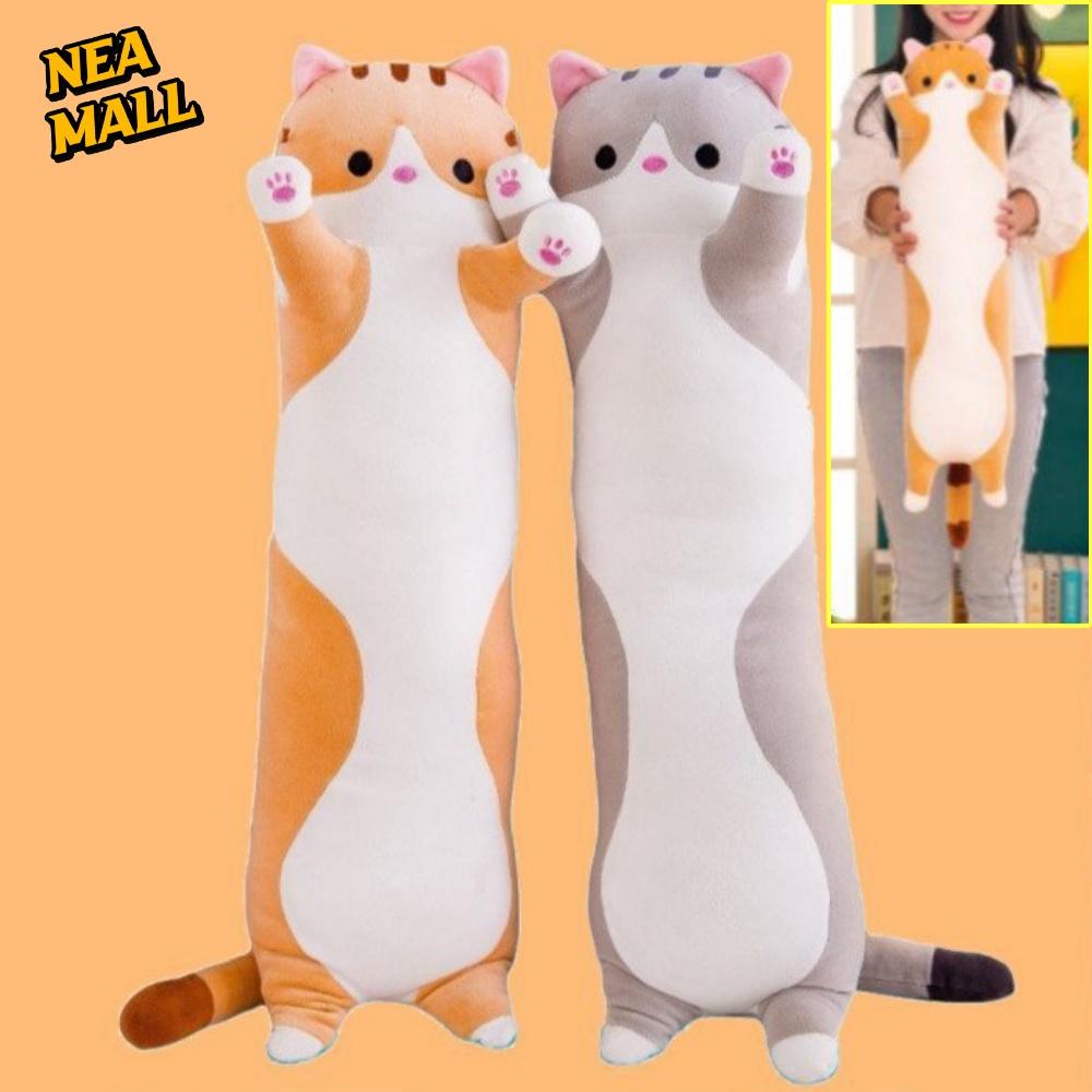 70cm 고양이바디필로우 고양이 베개 고양이롱쿠션 인형 - 상품 이미지