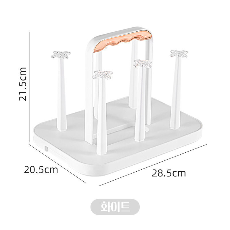 엣지리스샵 컵거치대 컵건조대 컵걸이 6구 물받침 이미지 6
