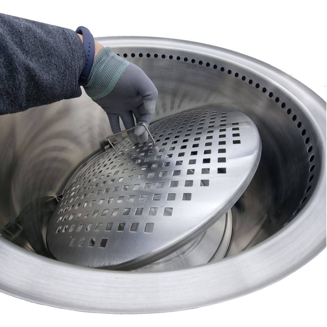 우주캠핑 우드스토브 50 이중연소 화로대 대형 불멍 화로