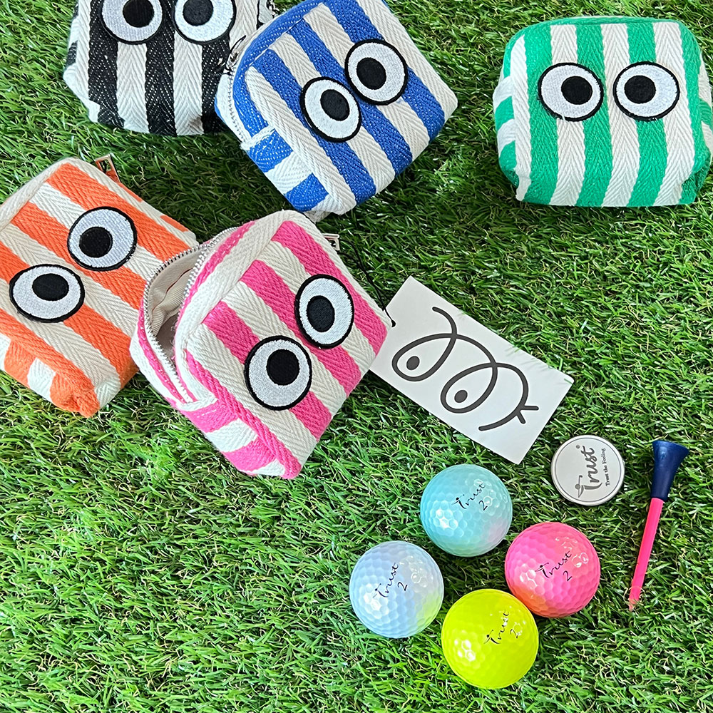 빼꼼 골프 볼 주머니 골프공 파우치백 허리힙색 가방