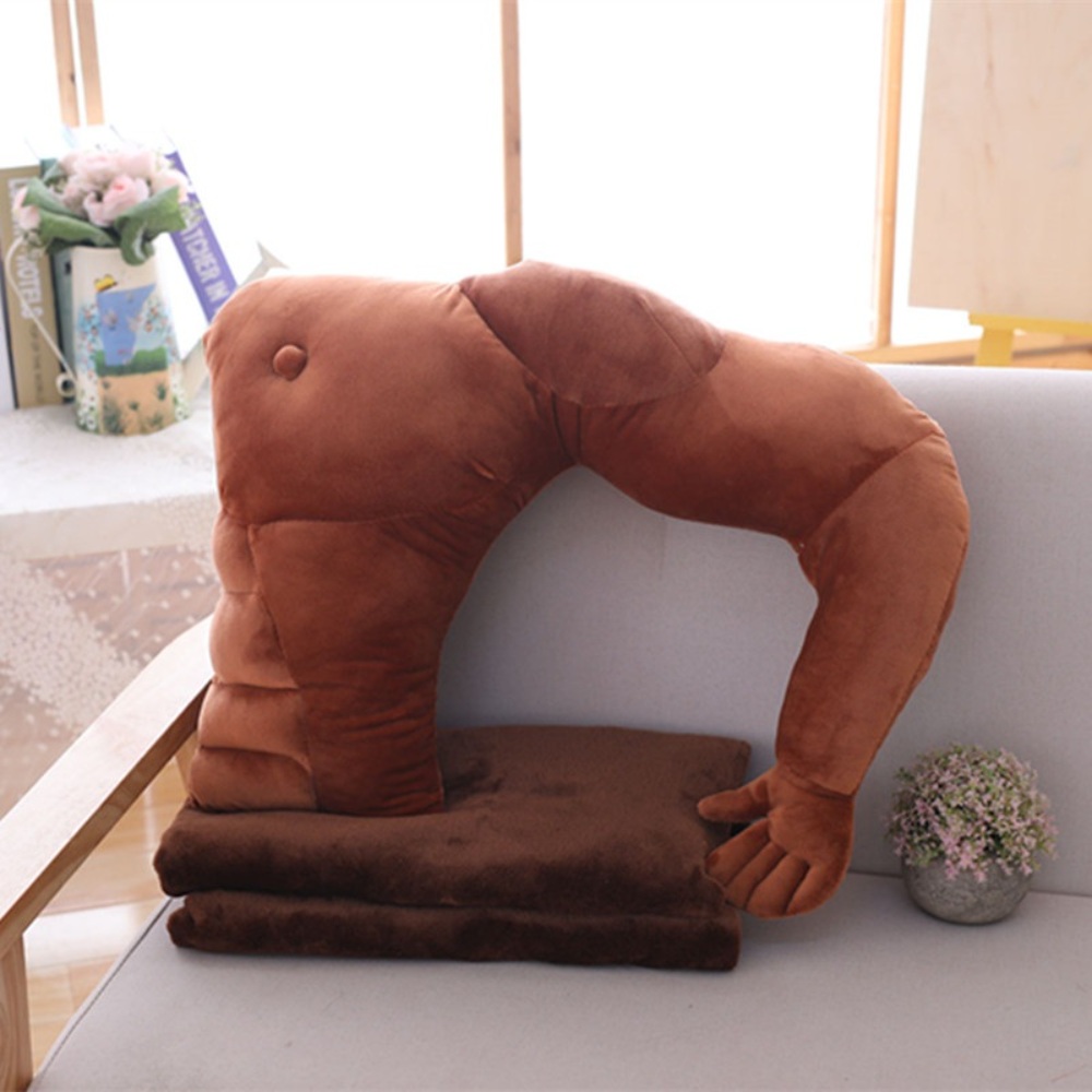 팔베개인형 가상남친 근육 몸짱 안고자는 베개 팔베개쿠션 쿠션 선물 낮잠베개 - 상품 이미지