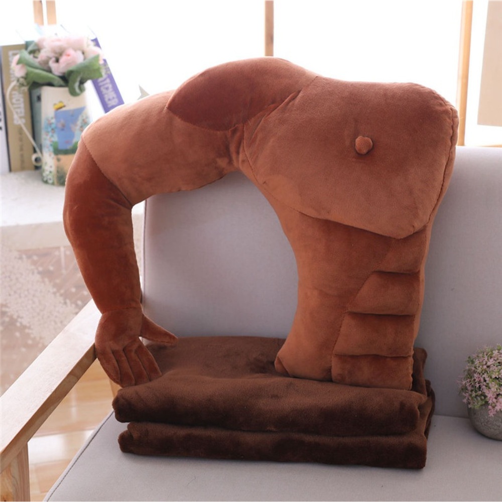 팔베개인형 선물 남자친구 가상남친 쿠션 베개 근육맨 바디필로우 몸짱 근육 - 상품 이미지