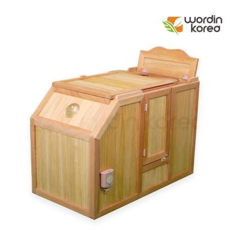 월딘 건식반신욕기 윌딘명작 WH-930 스팀 원적외선 편백나무 가정용 1인사우나 히노끼
