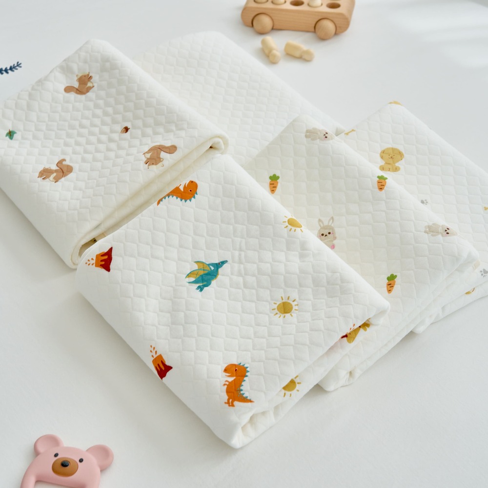 아가짱 아기 듀라론 밤부 양면  쿨 방수패드 신생아 매트 소형 70cmx40cm