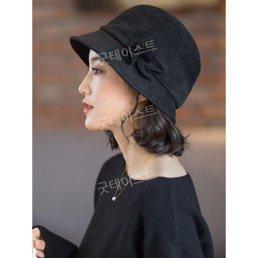 모자가발 가발모자 일체형 여성용 단발 항암가발 코스프레 가발 중년 여성 암환자 - 상품 이미지