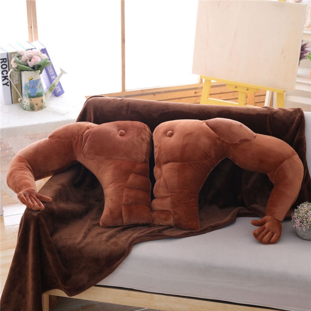팔베개인형 선물 남자친구 가상남친 쿠션 베개 근육맨 바디필로우 몸짱 근육 - 상세 이미지 4